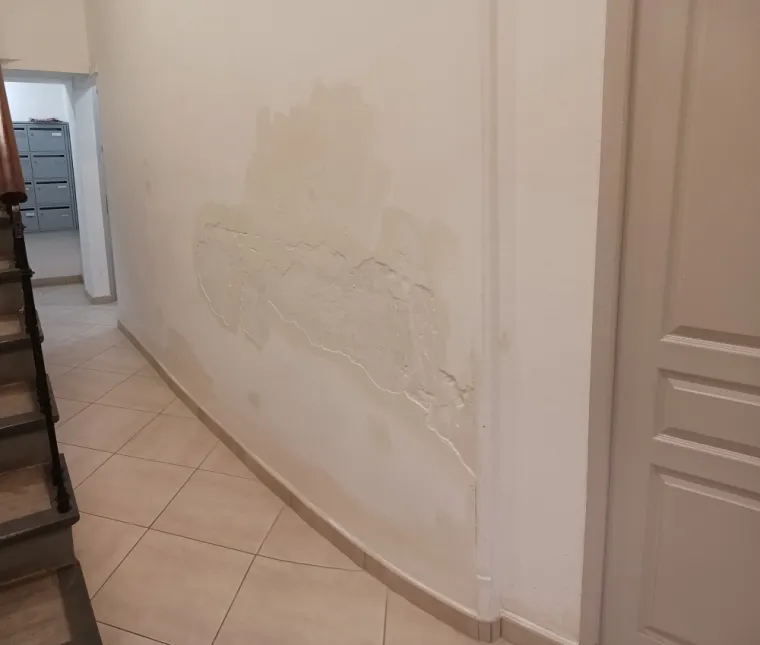 Dégât des eaux, Le Lavandou, Le Peintre