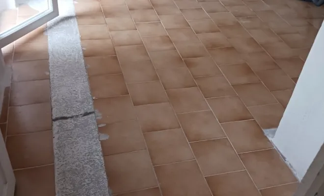 L'entreprise "Le Peintre" à appliqué du béton ciré " Maruis Aurenti " au sol , Le Lavandou, Le Peintre