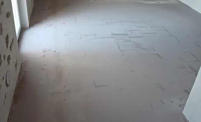 Après séchage 1 couche de béton ciré 